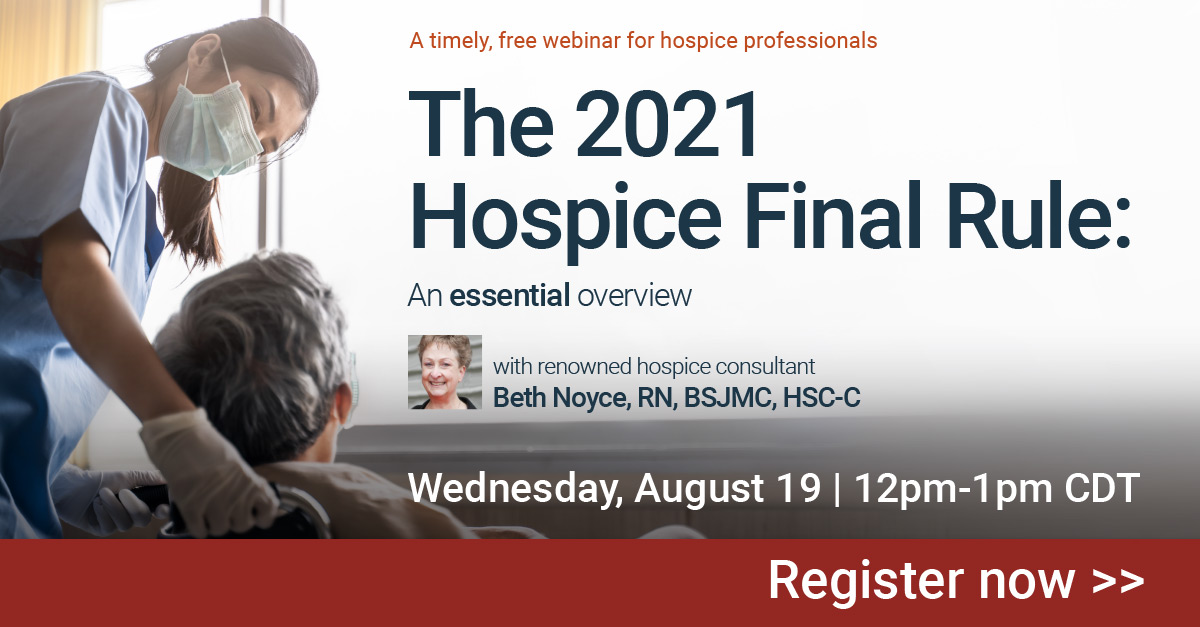 Webinar The 2021 Hospice Final Rule WellSky