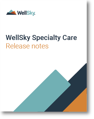 WellSky Specialty Care release notes