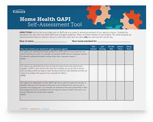 Home Health QAPI Self-Assessment Tool | Kinnser Software